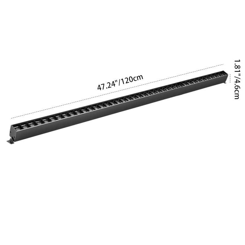 Flush Mount Ceiling Light Rotatable LED Linear 3000K 4000K with Wall Wash