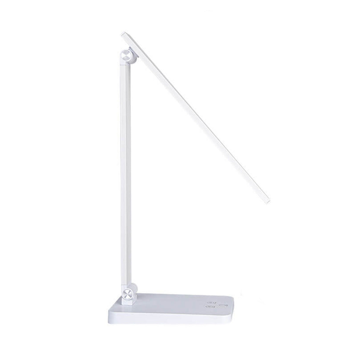 Foldable LED Desk Lamp Aluminium | Touch Dimmer, USB Powered | Adjustable Folding Arm, Available in Black or White Finish