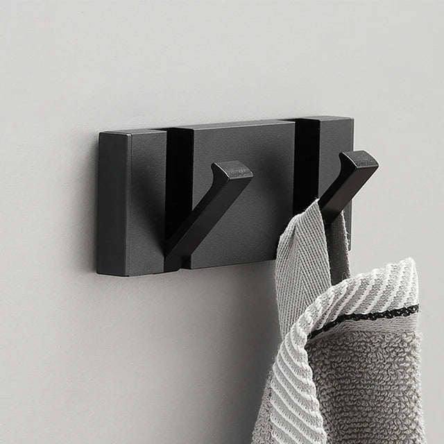 Foldable Wall Hook | Two Folding Arms, Flush Backplate