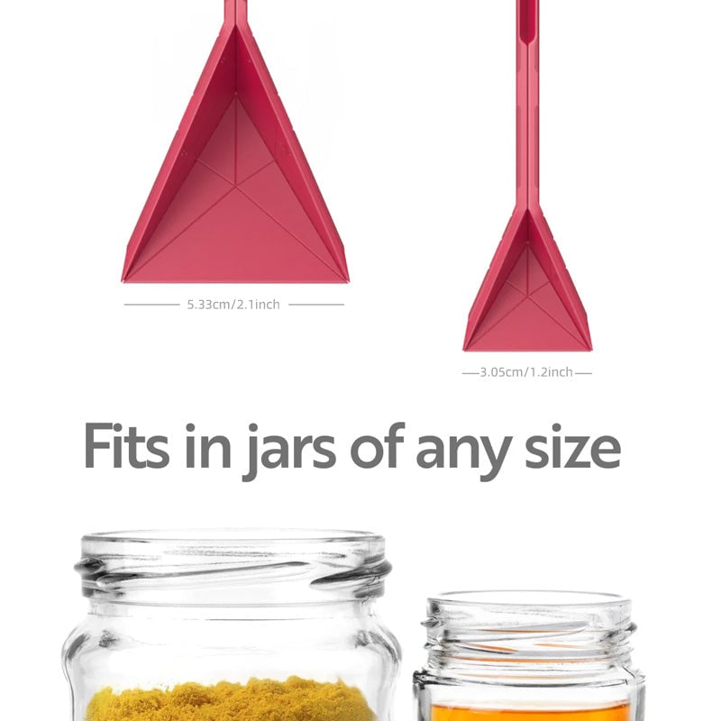 Folding Measuring Spoons Magnetic 3-in-1 6 Sizes with Flat Storage Design