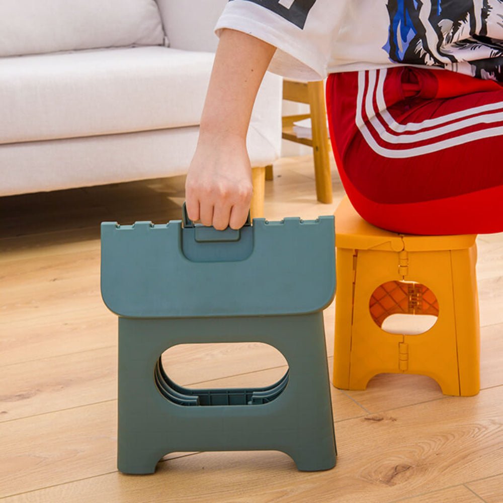 Folding Step Stool | Lightweight Portable Plastic Stool