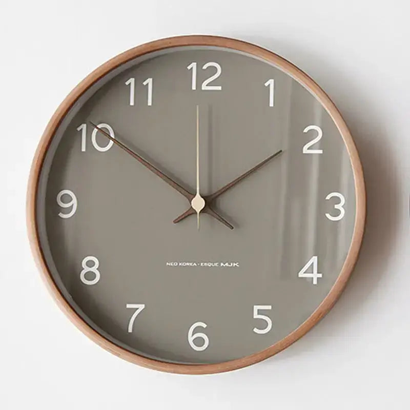 Frame Wall Clock | Pale Rim, Slim Numerals And Hands
