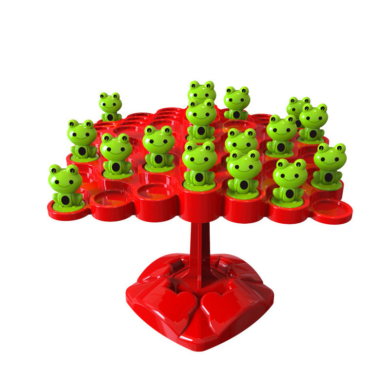 Frog Balance Stacking Game ABS Plastic | Builds Concentration and Counting Skills | Fun Indoor Toy for Ages 2+