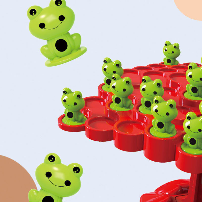 Frog Balance Stacking Game ABS Plastic | Builds Concentration and Counting Skills | Fun Indoor Toy for Ages 2+