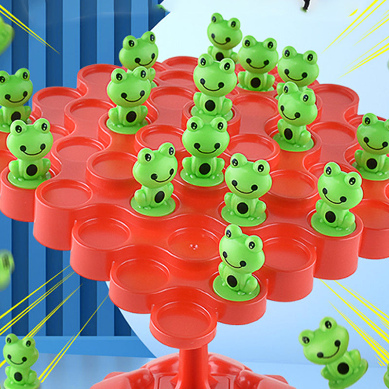 Frog Balance Stacking Game ABS Plastic | Builds Concentration and Counting Skills | Fun Indoor Toy for Ages 2+
