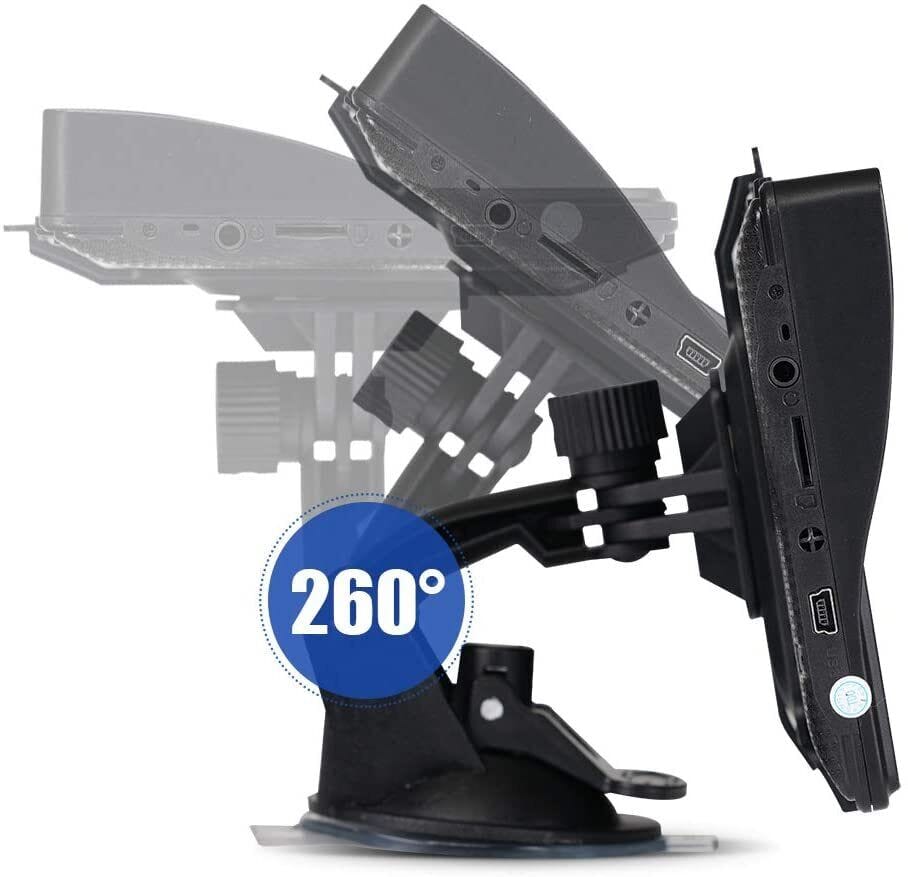 GPS Navigation System | Live Traffic Updates, Lane Guidance & Speed Camera Alerts | Pre-Loaded UK & EU Maps for Cars & Trucks