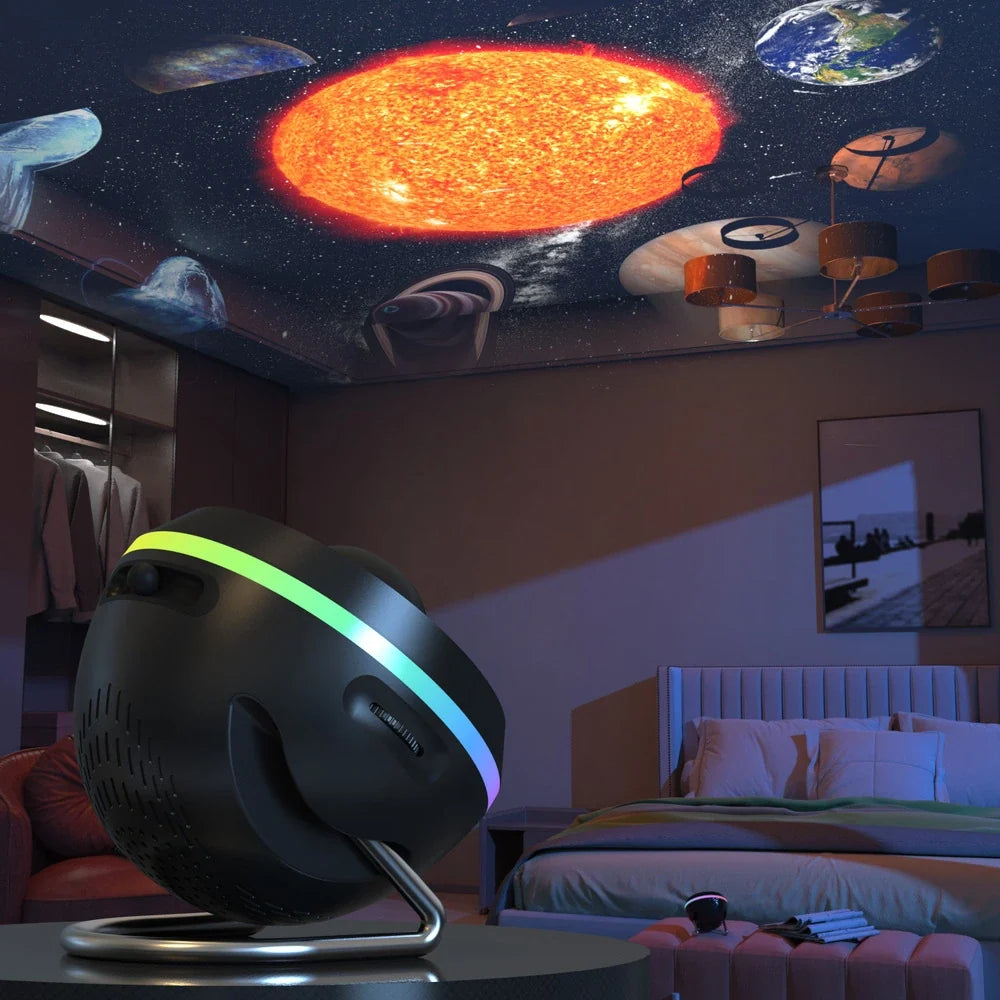 Galaxy Night Light Projector USB Plug-In 19-Motif with Built-In Timer