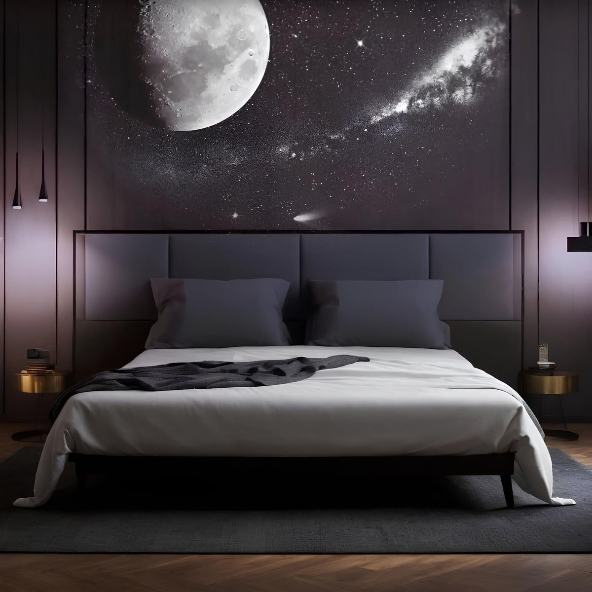 Galaxy Night Light Projector USB Plug-In 19-Motif with Built-In Timer