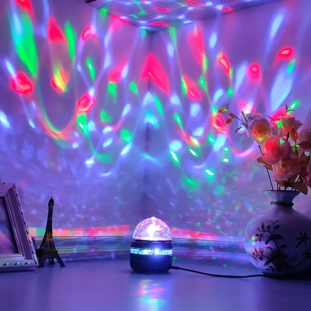 Galaxy Projector Light | 14 Light Effects, Music Sync & Remote Control | USB Powered, 360-Degree Rotation for Bedroom