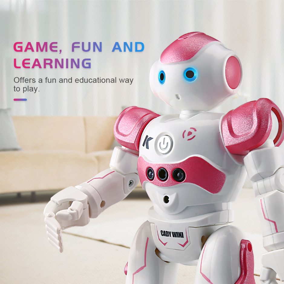 Gesture Sensing Robot Toy | Dances & Moves on Hand Signals | USB Rechargeable, 3 Hour Play, Remote Control Included, Ages 8+
