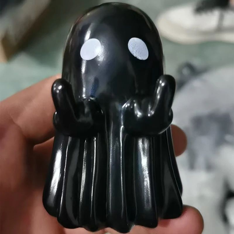 Ghost Figurine Halloween Decoration | Multi-Piece Sets Available | Resin Tabletop Ornament for Desks and Shelves