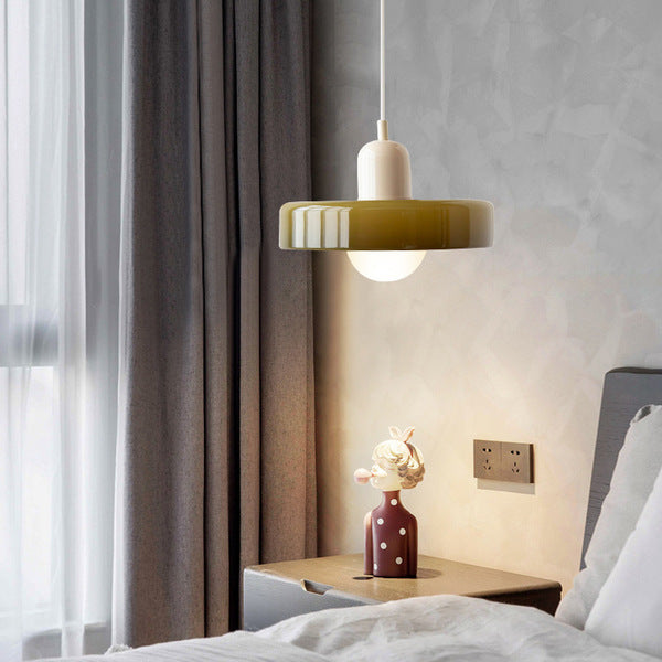 Glass Pendant Light | Adjustable Cable Length & G9 Fitting | Diffused, Warm Glow for Dining and Living Spaces Alike