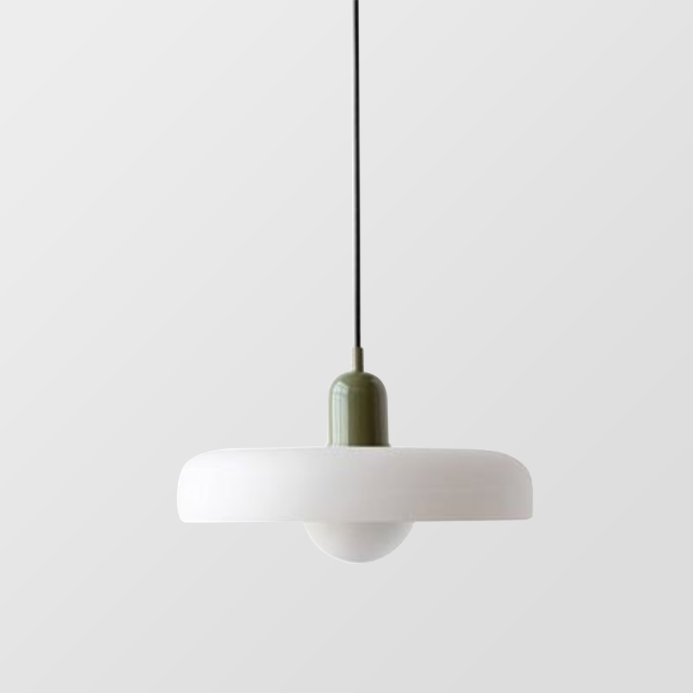 Glass Pendant Light | Adjustable Cable Length & G9 Fitting | Diffused, Warm Glow for Dining and Living Spaces Alike