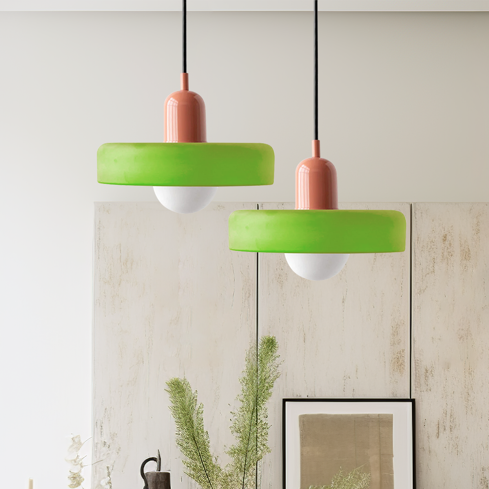 Glass Pendant Light | Adjustable Cable Length & G9 Fitting | Diffused, Warm Glow for Dining and Living Spaces Alike