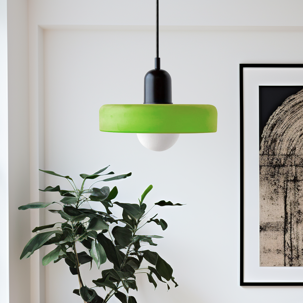 Glass Pendant Light | Adjustable Cable Length & G9 Fitting | Diffused, Warm Glow for Dining and Living Spaces Alike