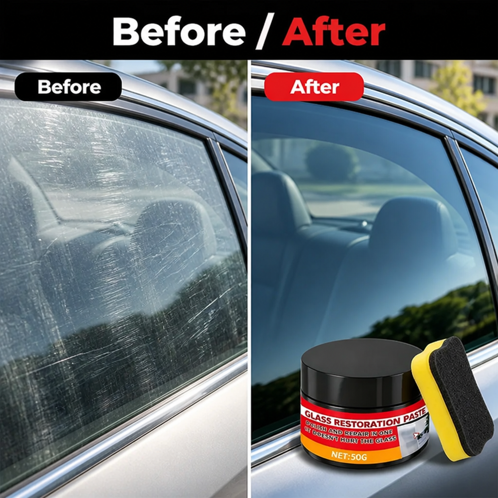 Glass Scratch Remover Paste Multi-Surface with Hydrophobic Coating