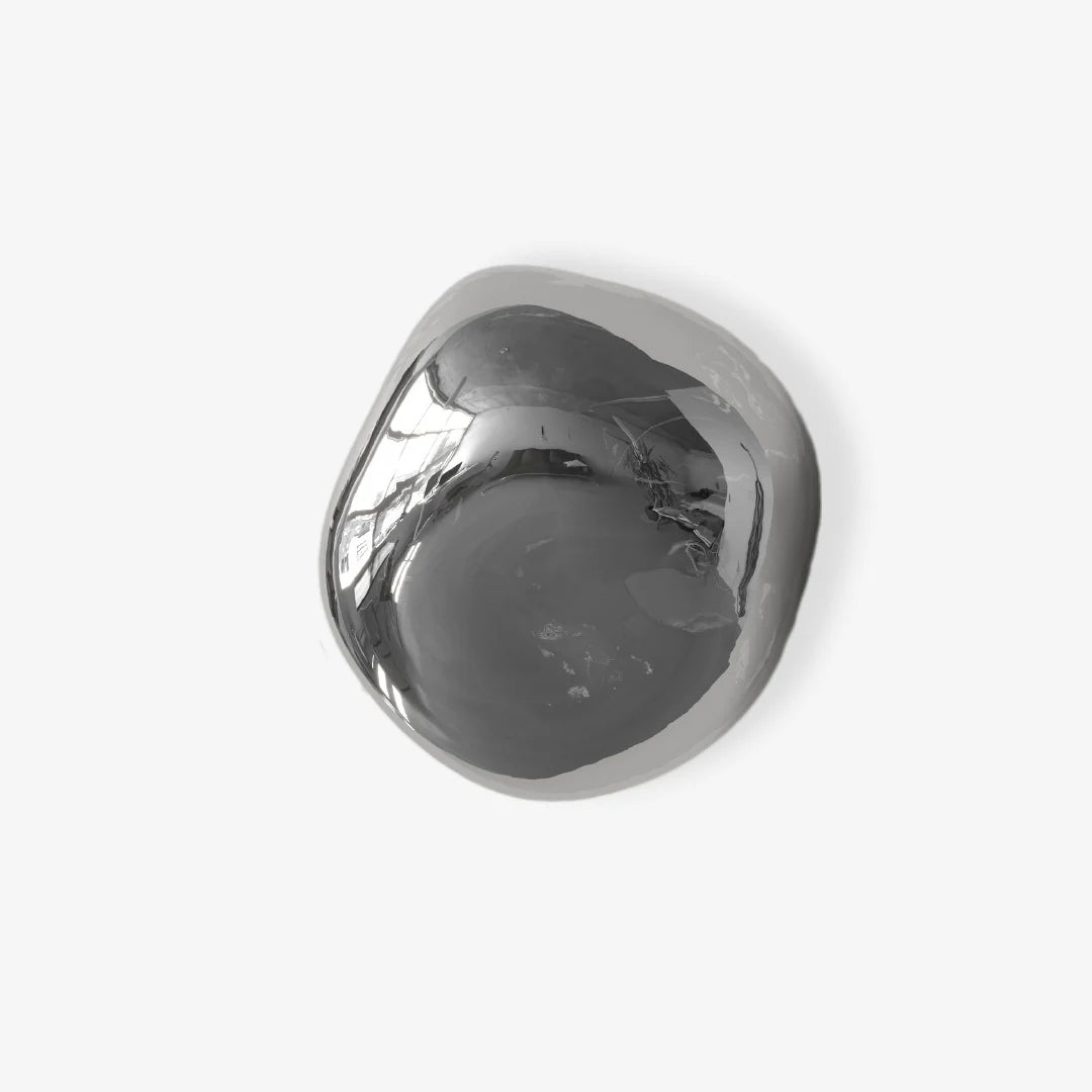 Glass Wall Lamp with Metal Frame | Two Sizes, Thin or Thick Glass | Soft Ambient Light for Bedrooms & Living Rooms