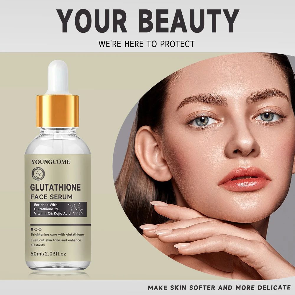 Glutathione Brightening Face Serum for Women | Dark Spot Corrector & Antioxidant Formula | Hydrates & Evens Skin Tone