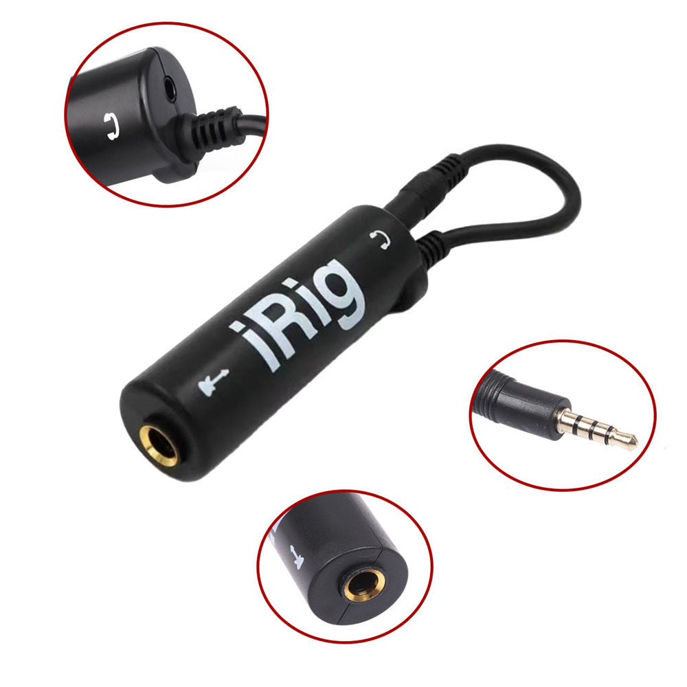 Guitar Interface Converter Audio Cable | Low Noise, High Fidelity Sound Quality | Frosted Anti-Scratch, Universal Fit