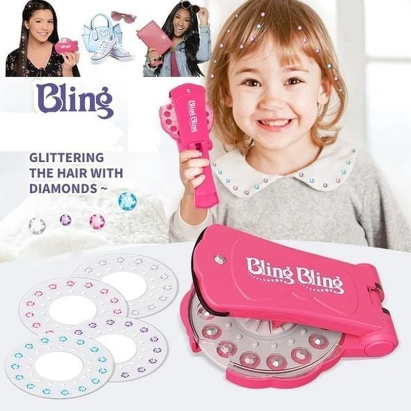 Hair Gem Stapler | Sparkly Self-Adhesive Diamonds