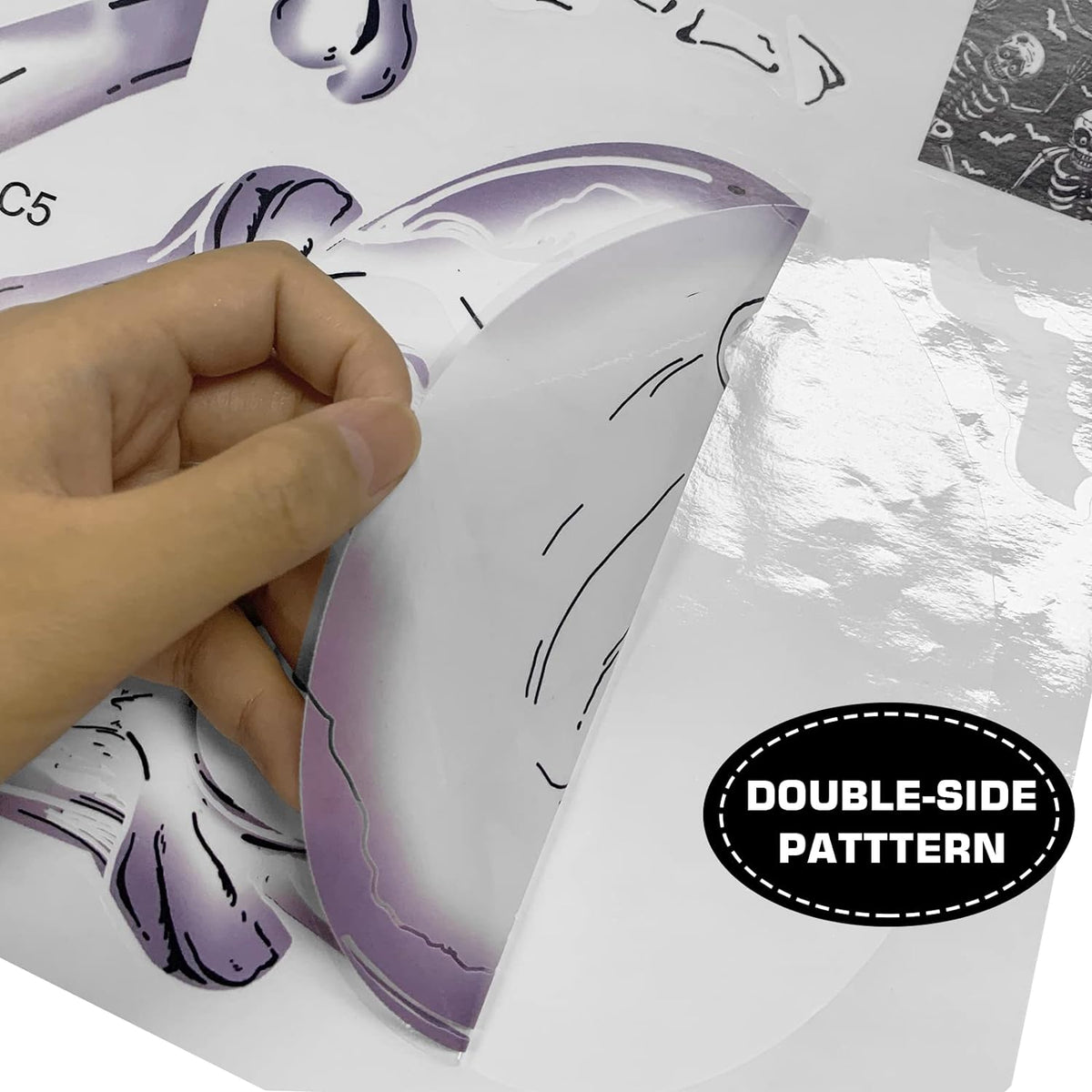 Halloween Window Clings | 140 Pieces on 8 Sheets | Double-Sided PVC, Reusable No-Glue Stickers for Windows & Glass Doors