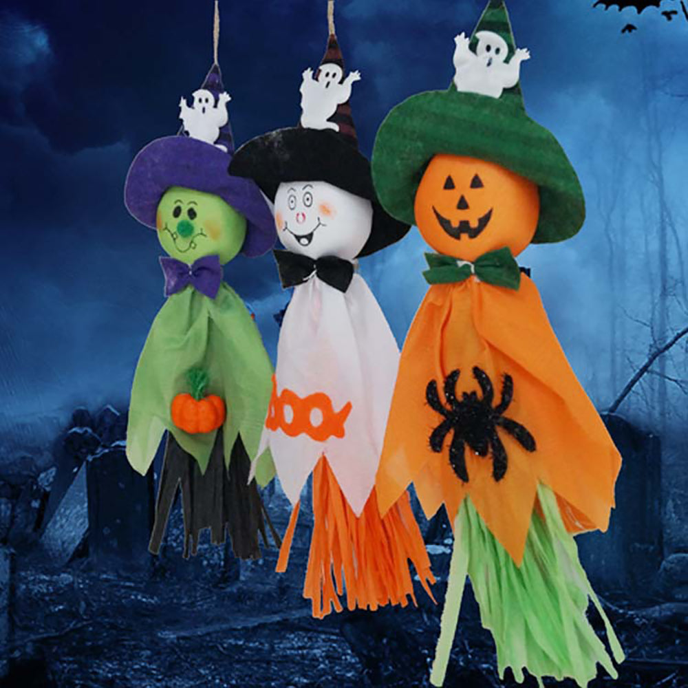 Hanging Ghost Doll Pendant | Lightweight Halloween Decoration | Spooky Prop for Home, Classroom & Haunted House