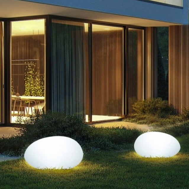 Outdoor House Light Stone Rechargeable LED Weatherproof with 16 Colour Modes 10