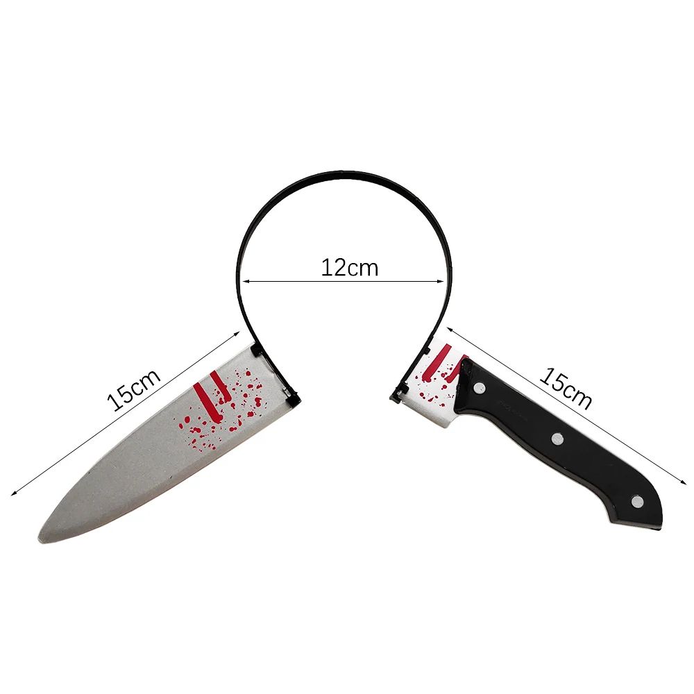 Horror Weapon Headband | Realistic Fake Injury Illusion