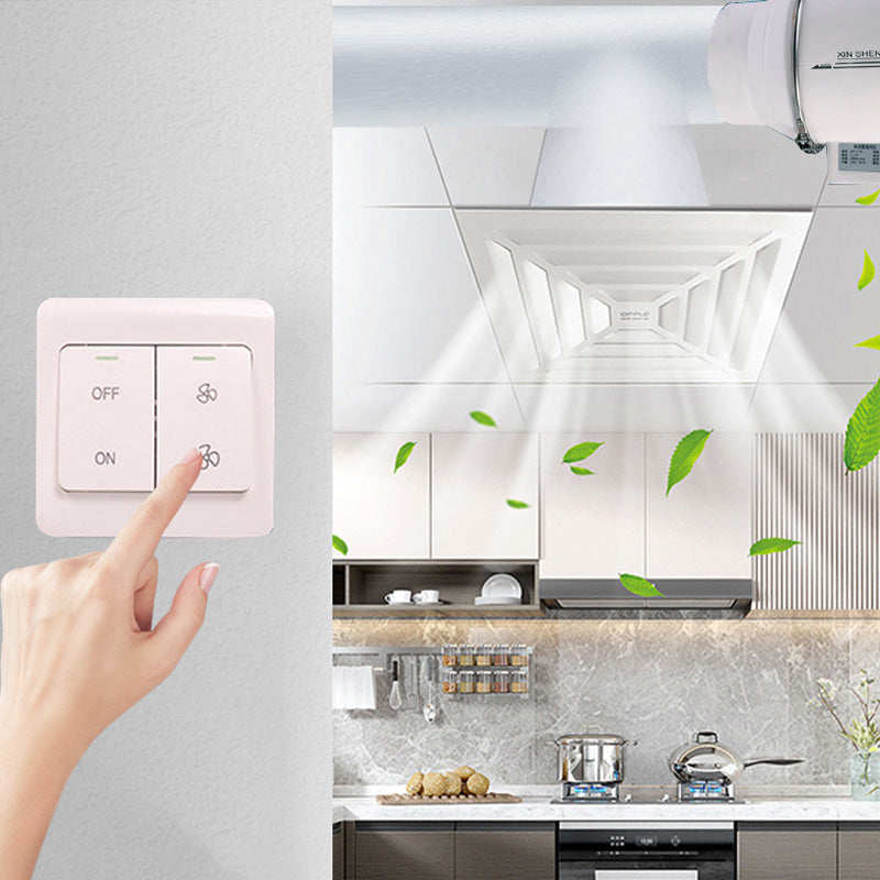 Inline Duct Fan DPT-75 DPT-100 | 220V EU / 110V US Waterproof | Whisper-Quiet Airflow for Bathroom, Kitchen, Attic