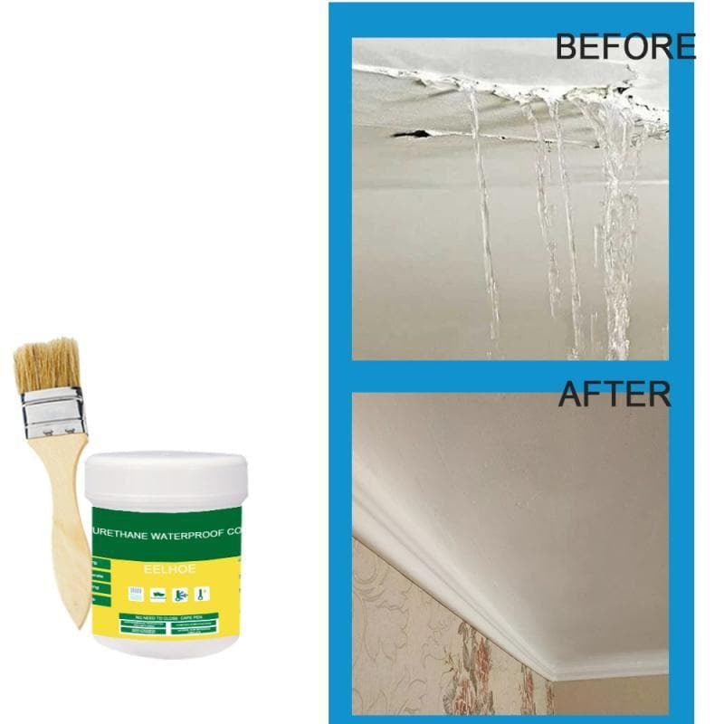 Invisible Waterproof Adhesive | Clear Polyurethane Leak Sealant Coating