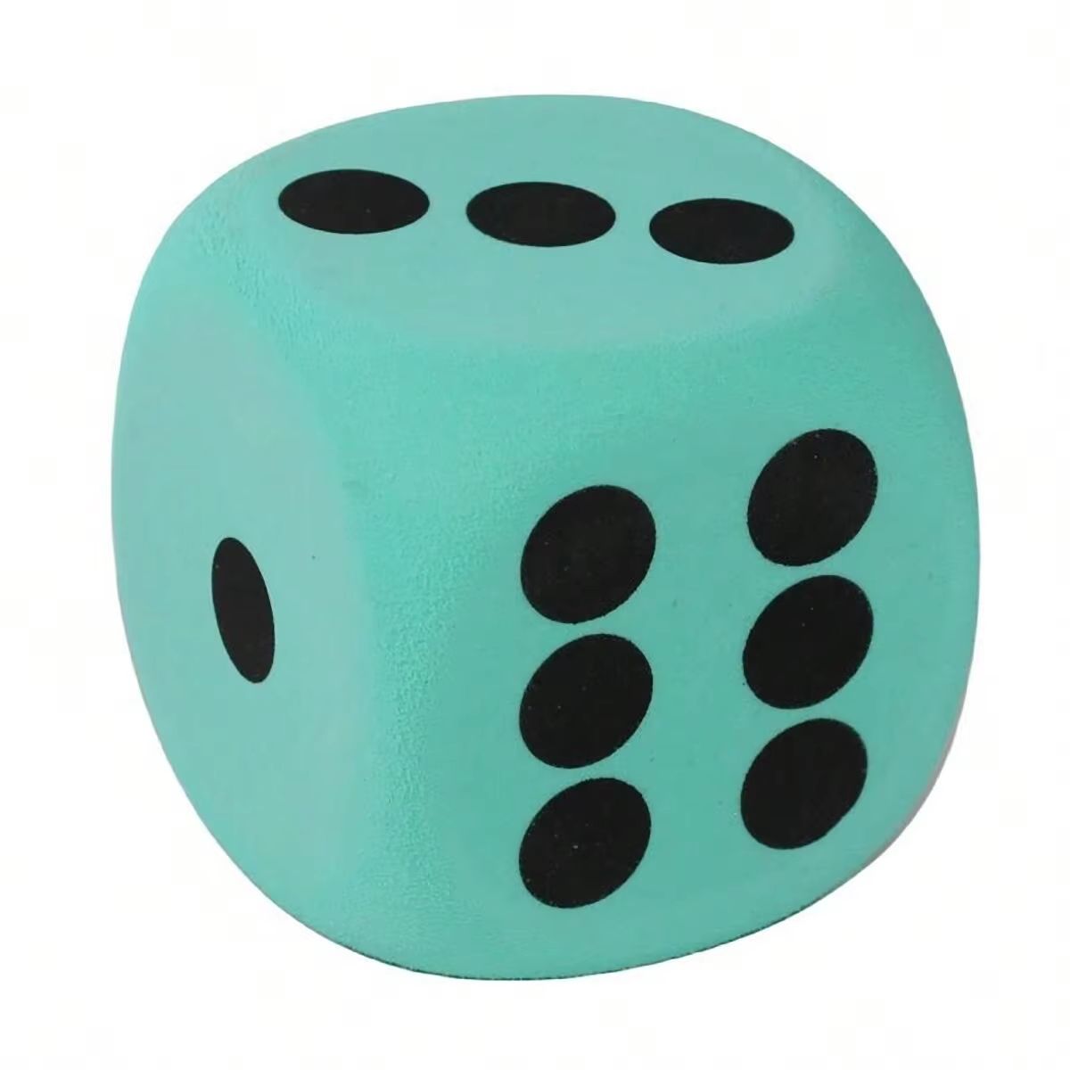 Jumbo Dice Toy Pet Training Lightweight Foam Six-Sided with Soft Edges
