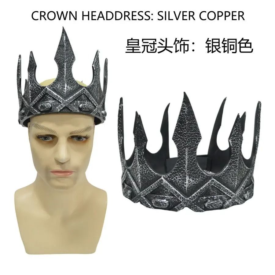 Kids' Baroque Metal Crown | Cosplay Tiara & Royal Ball Prop