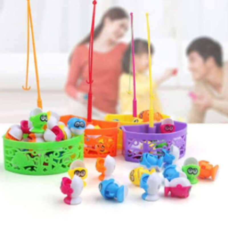 Kids Fishing Game Toy | Battery-Operated Rods & Fish Set | Builds Hand-Eye Coordination, Patience and Focus Skills