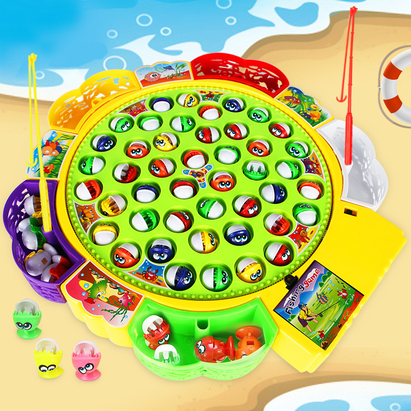Kids Fishing Game Toy | Battery-Operated Rods & Fish Set | Builds Hand-Eye Coordination, Patience and Focus Skills