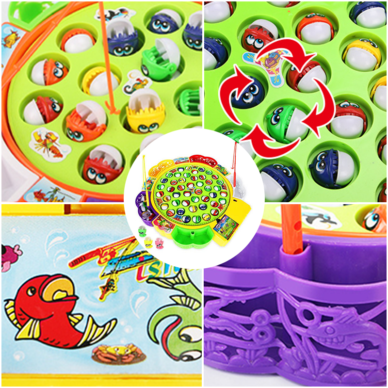 Kids Fishing Game Toy | Battery-Operated Rods & Fish Set | Builds Hand-Eye Coordination, Patience and Focus Skills