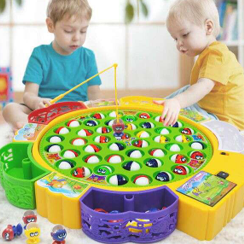 Kids Fishing Game Toy | Battery-Operated Rods & Fish Set | Builds Hand-Eye Coordination, Patience and Focus Skills