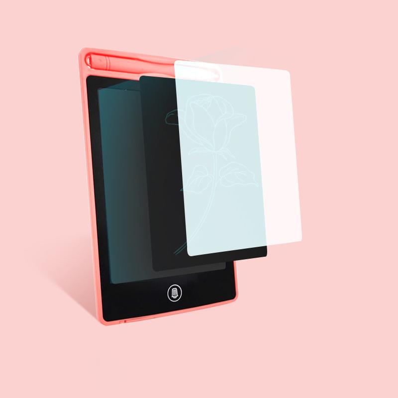LCD Writing Tablet with ABS Frame | Magnetic Fridge Mount with Erase Button | Mess-Free Drawing & Writing for Kids