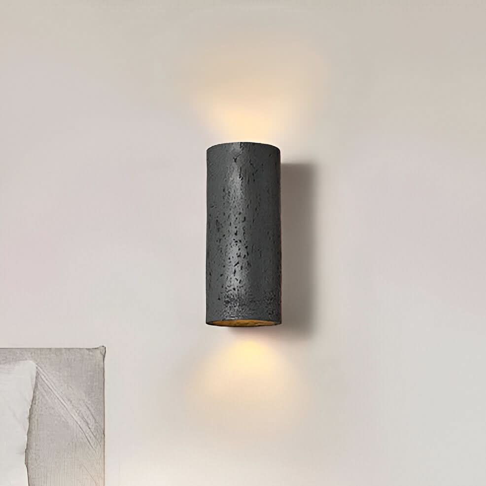 LED Cylinder Wall Light Set Up-and-Down Design - Modern - Aluminum - Indoor Outdoor