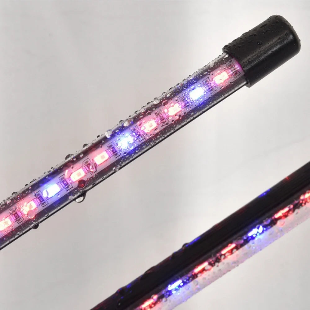 LED Grow Light with Flexible Gooseneck | Full-Spectrum Red, Blue & Mixed Light | Built-In Timer & Dimmer, 1 to 4 Heads