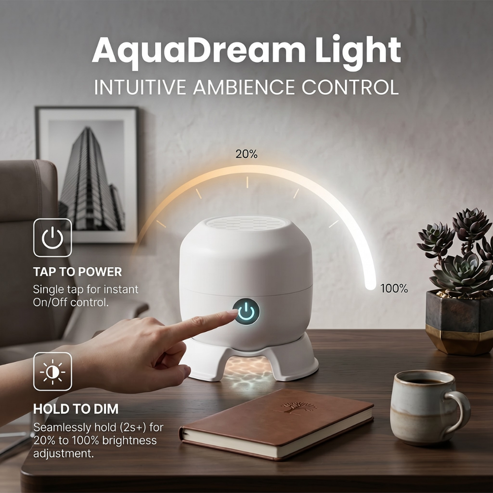LED Ocean Projector | Rotating Night Light With A Remote