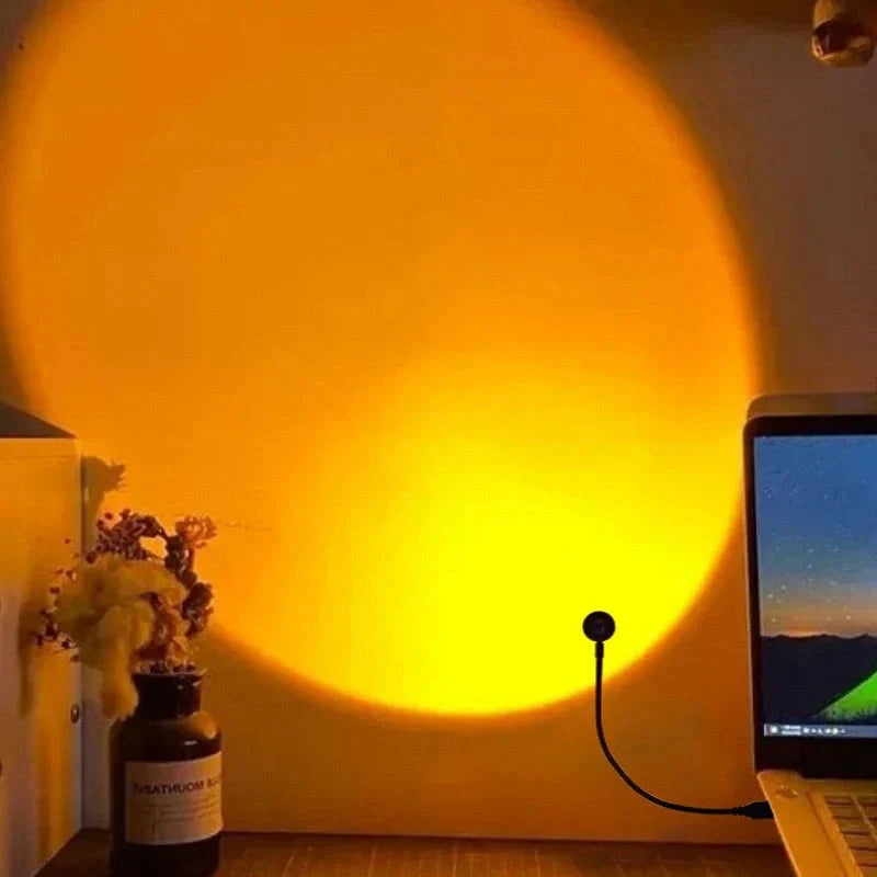 LED Projection Lamp | Flexible Neck, Seven Colour Modes