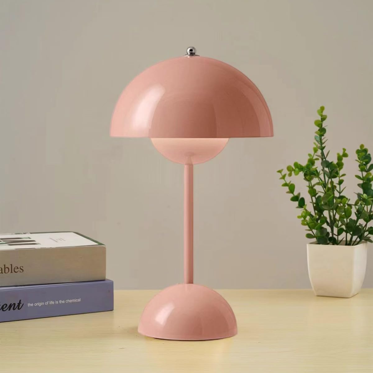 LED Table Lamp | Scandinavian Minimalist Design | One-Touch Dimming for Adjustable Ambient Light in Any Room