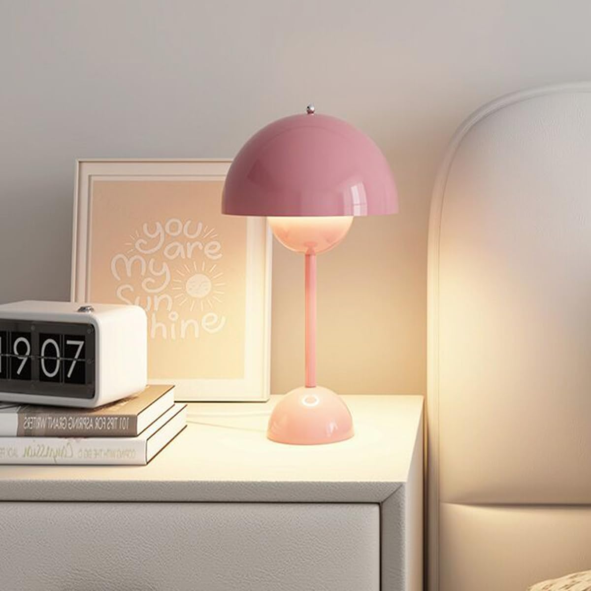 LED Table Lamp | Scandinavian Minimalist Design | One-Touch Dimming for Adjustable Ambient Light in Any Room