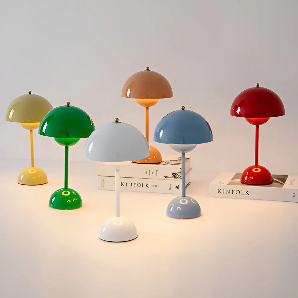 LED Table Lamp | Scandinavian Minimalist Design | One-Touch Dimming for Adjustable Ambient Light in Any Room