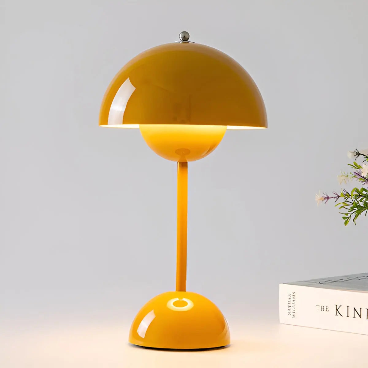 LED Table Lamp | Scandinavian Minimalist Design | One-Touch Dimming for Adjustable Ambient Light in Any Room