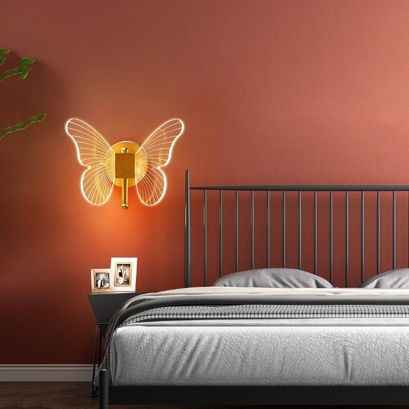 LED Wall Light Iron and Acrylic | Hardwired Fixed Mount | Low Energy Consumption for Bright, Even Illumination Indoors