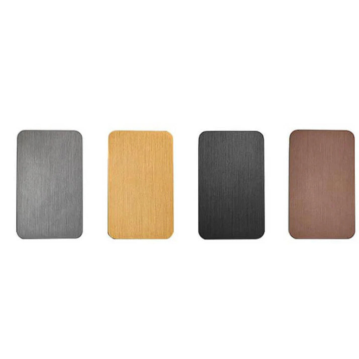 LED Wall Sconce Rectangular Aluminium & Glass, Small 15cm or Large 20cm | Nordic Minimalist | Hardwired, 3 Light Colours