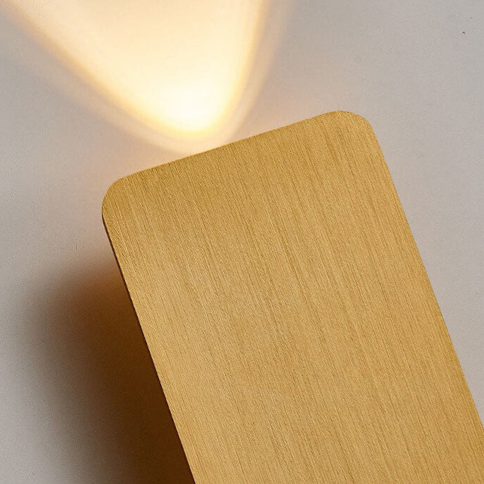 LED Wall Sconce Rectangular Aluminium & Glass, Small 15cm or Large 20cm | Nordic Minimalist | Hardwired, 3 Light Colours
