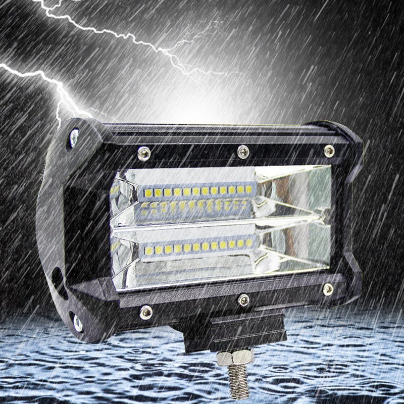 LED Work Light Pods 72 W Waterproof Spotlight with Adjustable Bracket