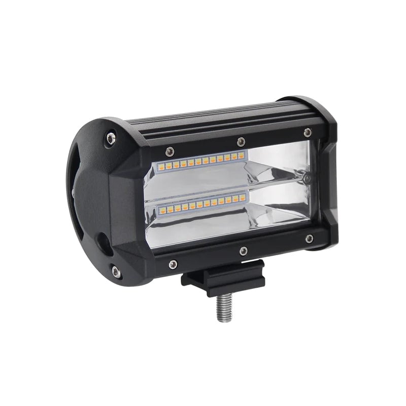 LED Work Light Pods 72 W Waterproof Spotlight with Adjustable Bracket